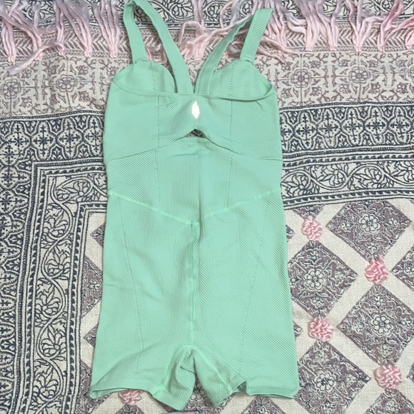 Free Movement Mint Green Romper - Picture 2 of 5
